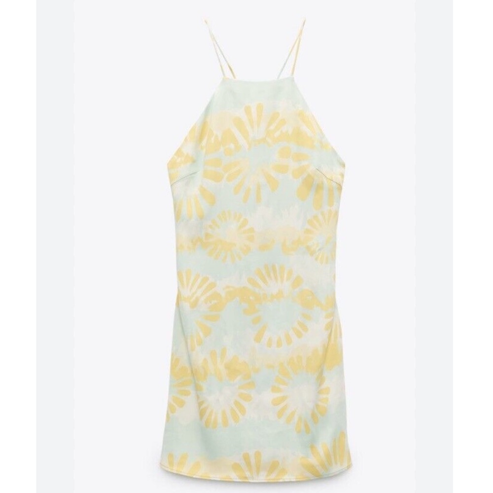Zara NWT* mini halter summer dress size small